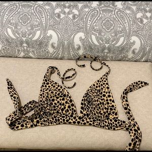 VS Cheetah Print Bathing Suit Top